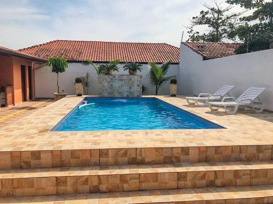Villa Casa Com Piscina Itanhaem Cibratel II Esterno foto
